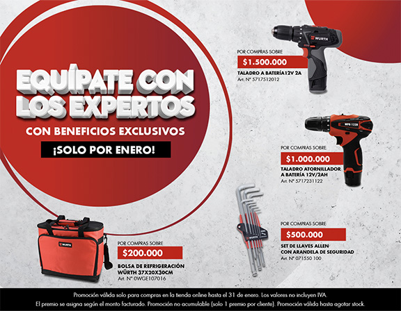 Würth Chile - Convierte un taladro inalámbrico, neumático